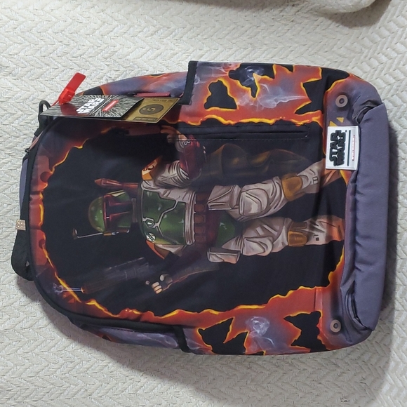 SPRAYGROUND. STAR WARS BOBA FETT BLOWOUT SHARK BACKPACK - Picture 11 of 16